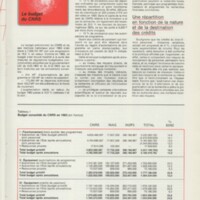 Rapport CNRS 1983