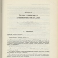 Rapport CNRS 1968