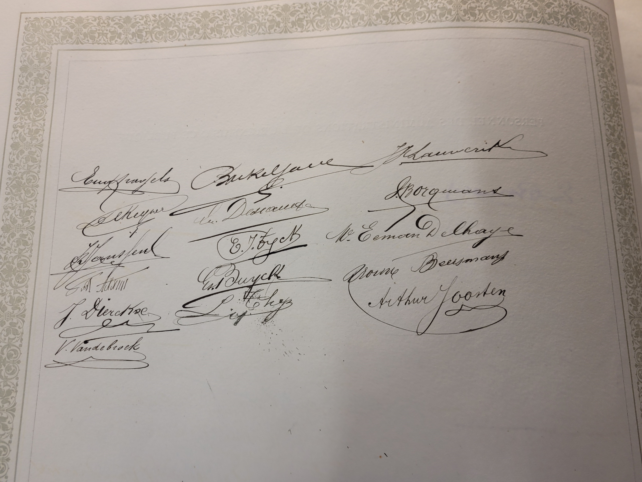 Signatures du Personnel des administrations de la bienfaisance publique - 2 Signatures du Personnel des administrations de la bienfaisance publique - 2