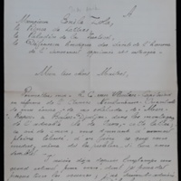 Lettre de L. C. Van Vleuten à Émile Zola du 15 février 1898
