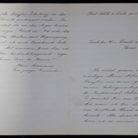 Lettre de Henri Svarenius à Émile Zola du 22 avril 1898
