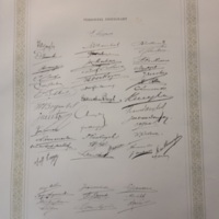 Signatures du Personnel enseignant et des étudiants - 1