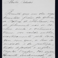 Lettre de Antonio Augusto Marinho da Cunha à Émile Zola du 23 février 1898 