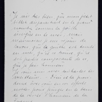 Lettre de Thowald Seedorff à Émile Zola du 6 février 1898