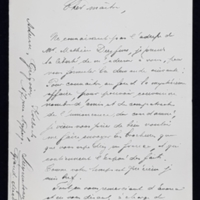 Lettre de Grégoire Kolbach à Émile Zola du 29 janvier 1898