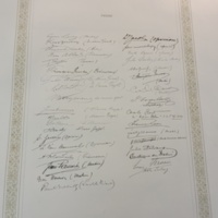 Signatures des membres de la presse - 1
