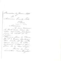 Lettre de *** à Émile Zola du 13 janvier 1898