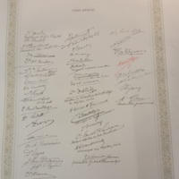 Signatures des membres du Corps médical