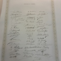Signatures des ouvriers, employés et commerçants dans l’Industrie du diamant - 1