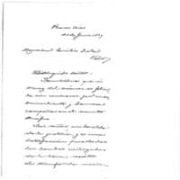 Lettre de Antonio Mentruyt [?] à Émile Zola du 20 juin 1899