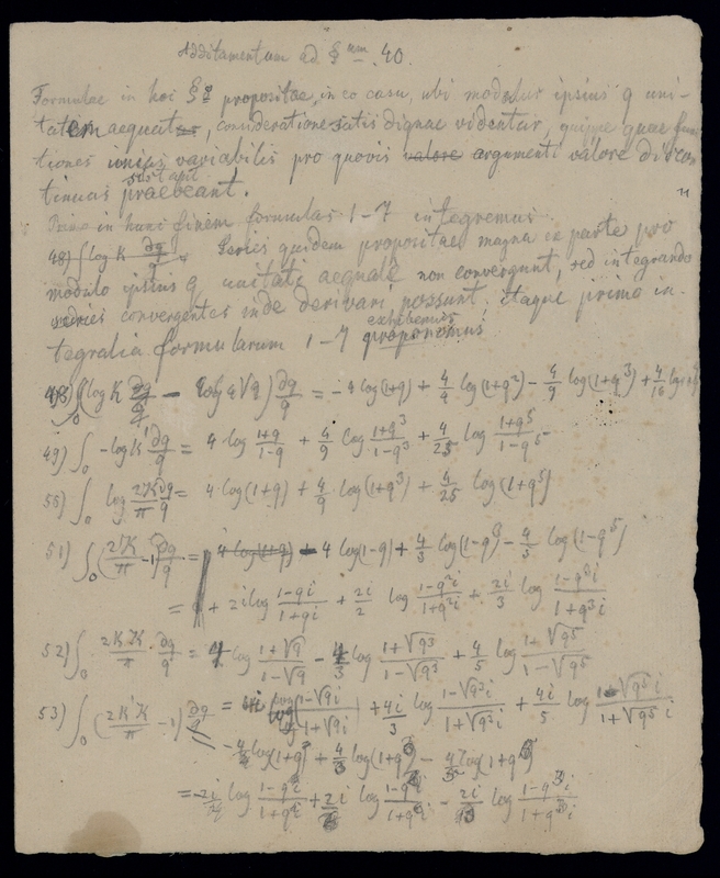 Originaux de Riemann