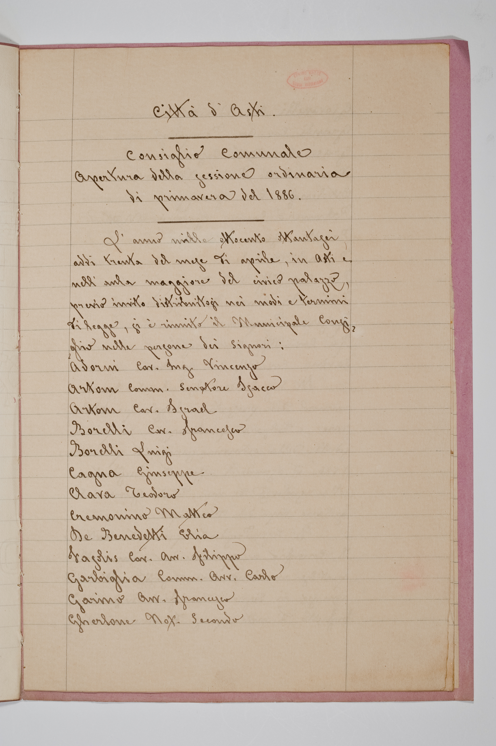 Asti, FCSA, 10-262, c. 5v Asti, FCSA, 10-262, c. 5v