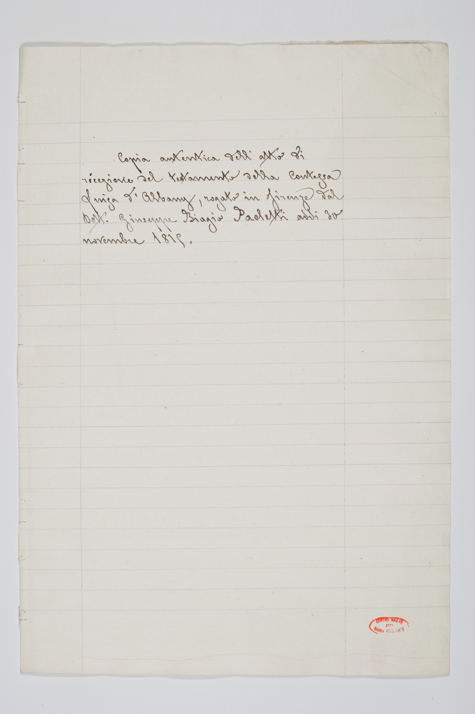 Asti, FCSA, 02-022, c. 1r Asti, FCSA, 02-022, c. 1r