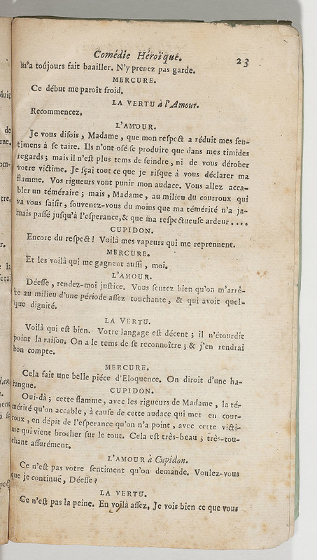 Réunion des Amours (La), comédie héroïque Réunion des Amours (La), comédie héroïque