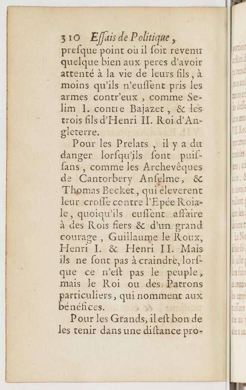 Essais du chevalier Bacon, chancelier d'Angleterre, sur divers sujets de politique, et de morale