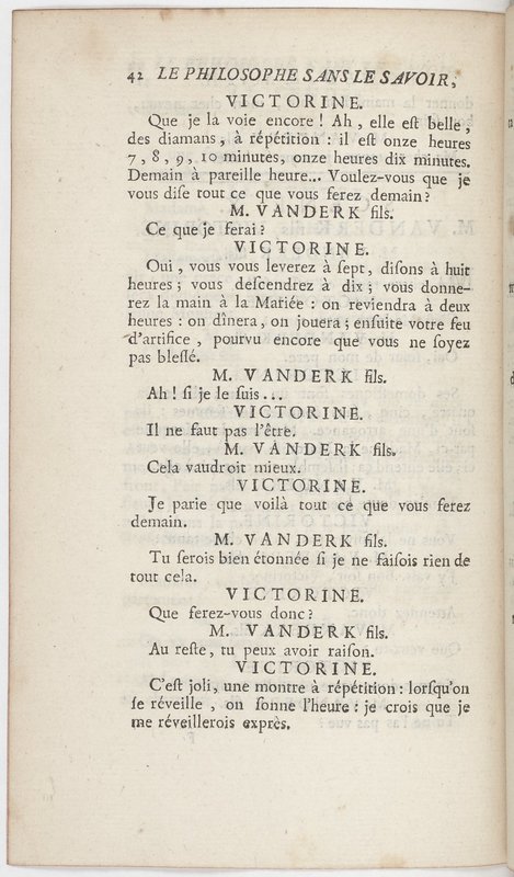 Philosophe sans le savoir (Le), comédie en prose et en cinq actes… par M. Sedaine. [Paris, les Comédiens français, 2 novembre 1765]
