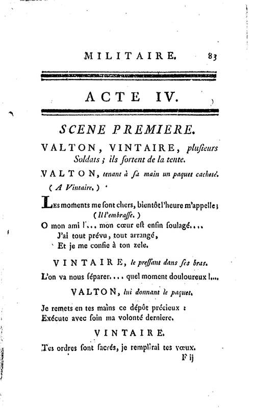 Discipline militaire du Nord (La), drame en quatre actes, en vers libres Discipline militaire du Nord (La), drame en quatre actes, en vers libres