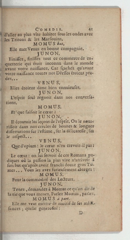 Momus fabuliste, ou les Noces de Vulcain, comédie