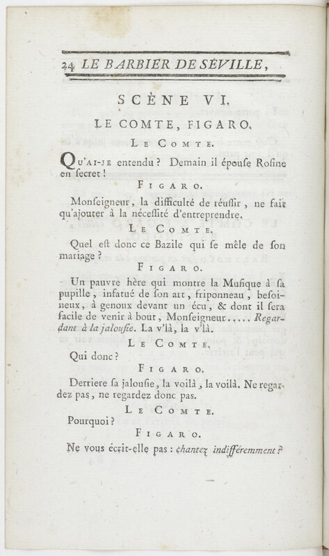 Barbier de Séville, ou La précaution inutile (Le), comédie en quatre actes