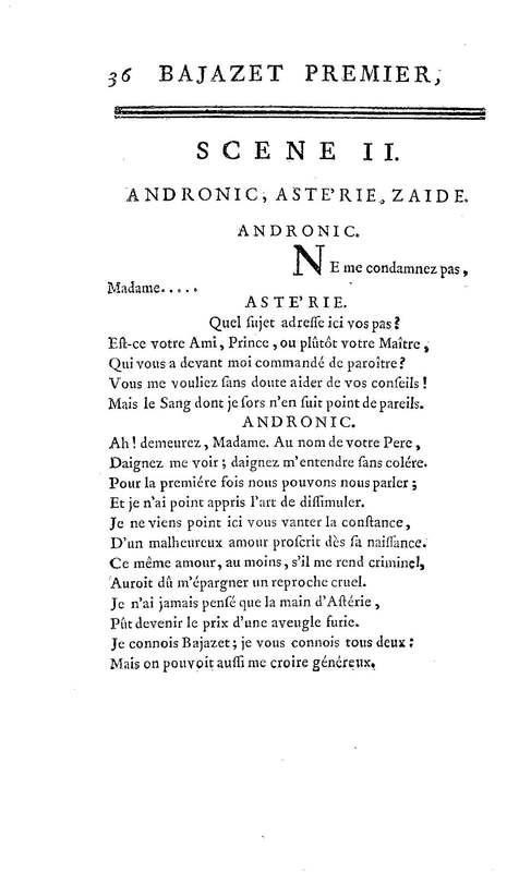 Bajazet premier, tragédie par M. le chevalier de P*** Bajazet premier, tragédie par M. le chevalier de P***