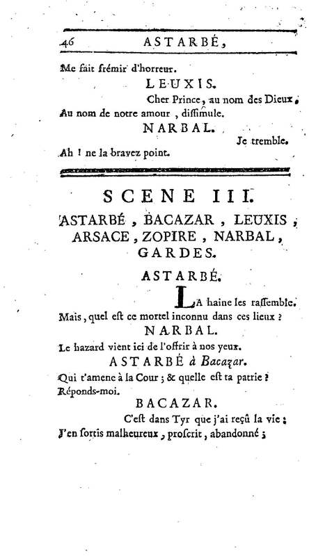 Astarbé, tragédie, par M. Colardeau. Représentée pour la première fois par les Comédiens françois ordinaires du Roi, le 27 février 1758 Astarbé, tragédie, par M. Colardeau. Représentée pour la première fois par les Comédiens françois ordinaires du Roi, le 27 février 1758
