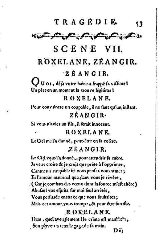 Mustapha et Zéangir, tragédie en cinq actes et en vers, représentée sur le théâtre de Fontainebleau, devant Leurs Majestés, le 1er novembre 1776