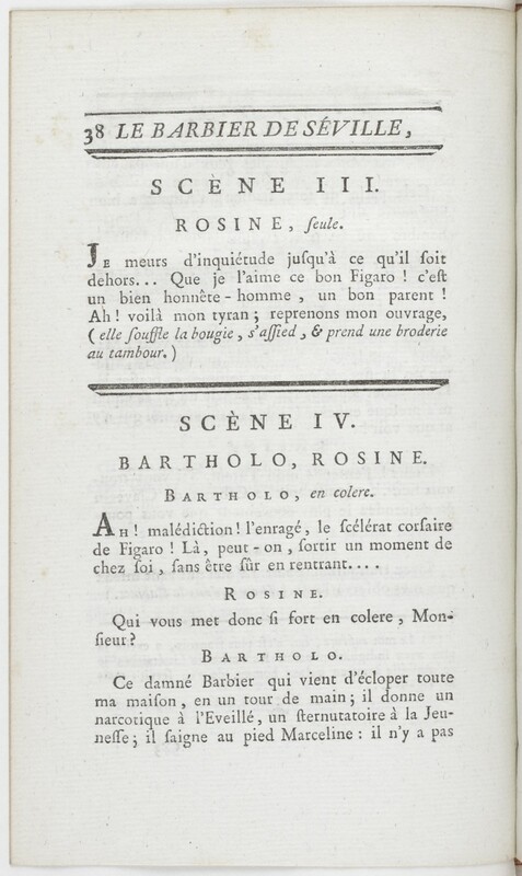 Barbier de Séville, ou La précaution inutile (Le), comédie en quatre actes
