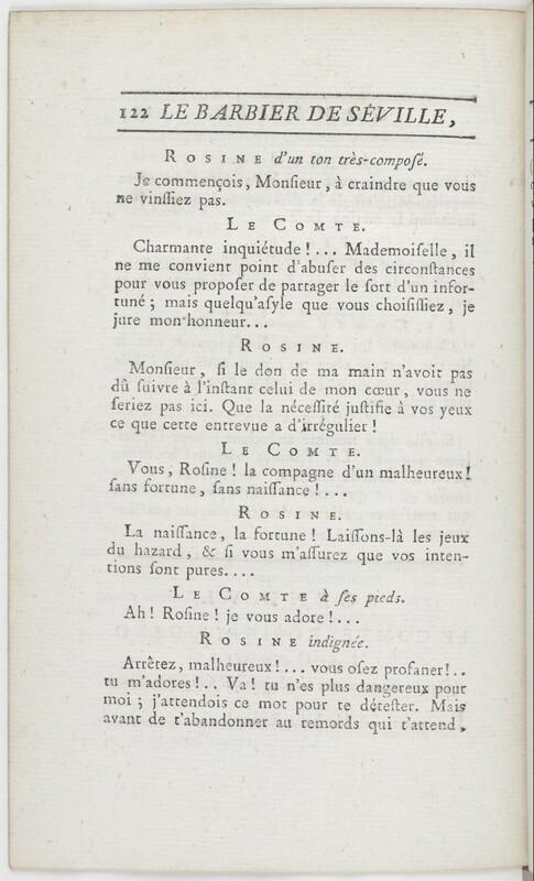 Barbier de Séville, ou La précaution inutile (Le), comédie en quatre actes