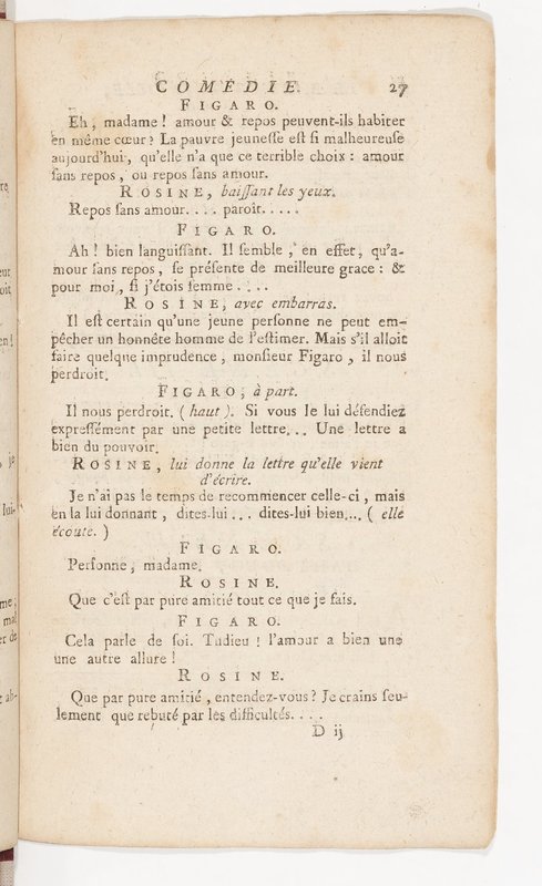 Barbier de Séville, ou la Précaution inutile (Le), comédie en quatre actes, par M. de Beaumarchais, représentée sur le théâtre de la Comédie Française le 23 février 1775 (avec une Lettre modérée sur la chute et la critique du Barbier de Séville) Barbier de Séville, ou la Précaution inutile (Le), comédie en quatre actes, par M. de Beaumarchais, représentée sur le théâtre de la Comédie Française le 23 février 1775 (avec une Lettre modérée sur la chute et la critique du Barbier de Séville)