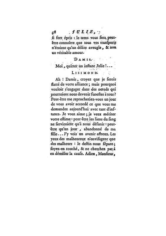 Julie, ou le Bon Père, comédie en trois actes et en prose / par M. D* N**, … Julie, ou le Bon Père, comédie en trois actes et en prose / par M. D* N**, …