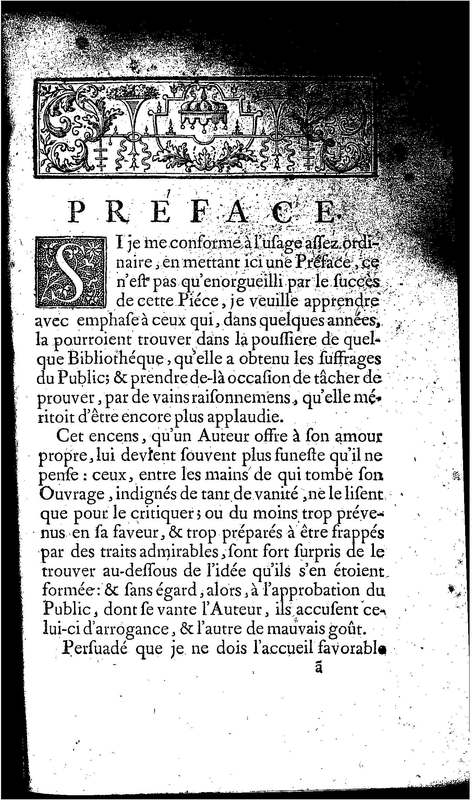 Téglis, tragédie représentée pour la première fois par les Comédiens ordinaires du Roi, le 19 septembre 1735