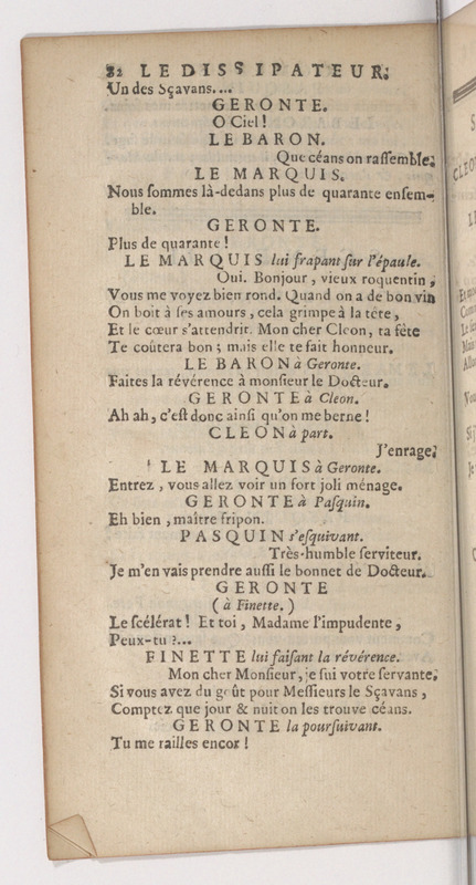 Dissipateur, ou l'Honneste Friponne (Le), comédie