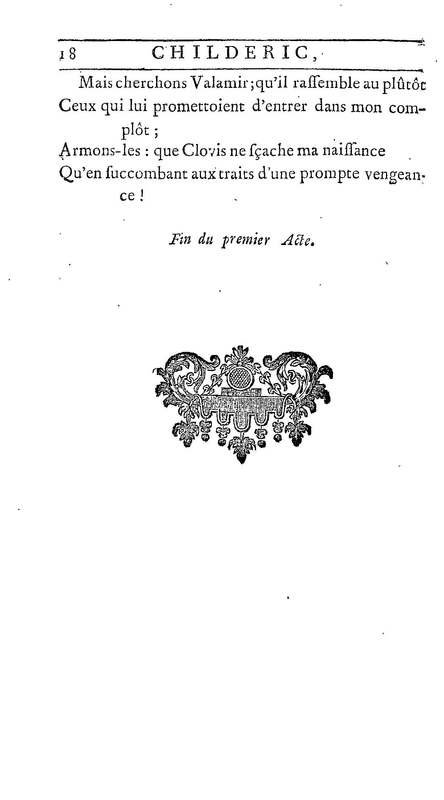 Childéric, tragédie…