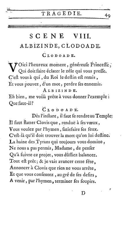 Childéric, tragédie… Childéric, tragédie…