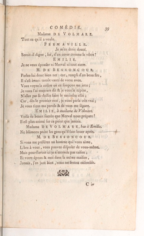 Mariage secret (Le), comédie en trois actes, en vers ; représentée à Fontainebleau, devant Leurs Majestés, le vendredi 4 novembre 1785 ; &, pour la première fois sur le Théâtre Français, le 10 mars 1786