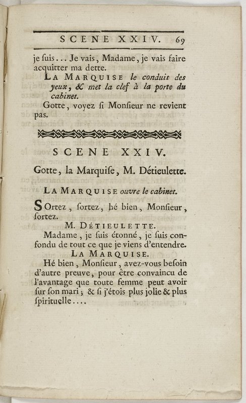 Gageure imprévue (La), comédie en prose et en un acte… par M. Sedaine. [Paris, les Comédiens français, 27 mai 1768]