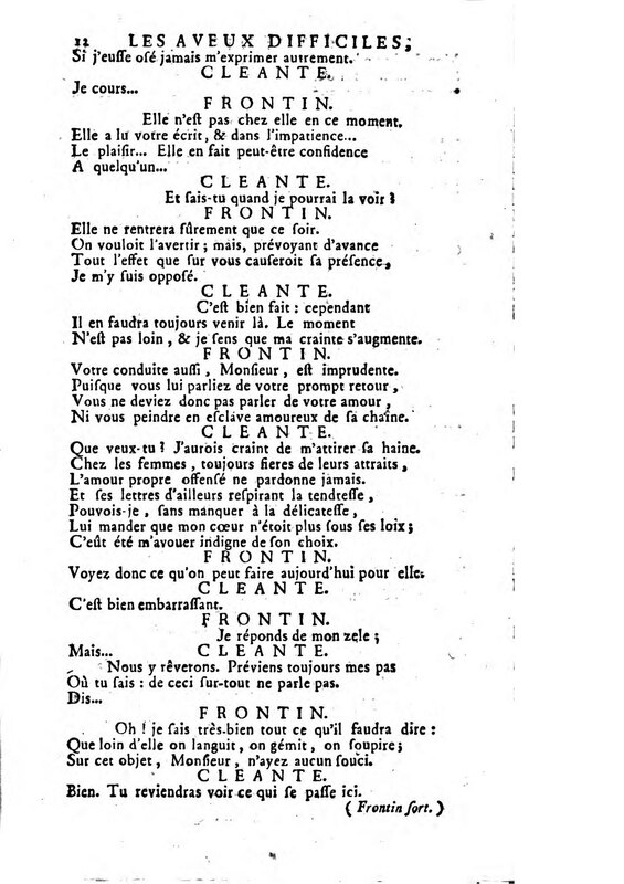 Aveux difficiles (Les), comédie en un acte et en vers