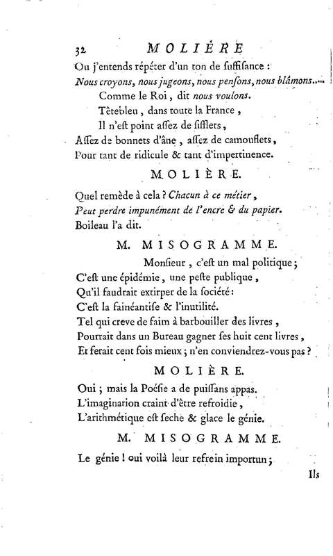 Molière à la nouvelle salle, ou les Audiences de Thalie, comédie en un acte et en vers libres