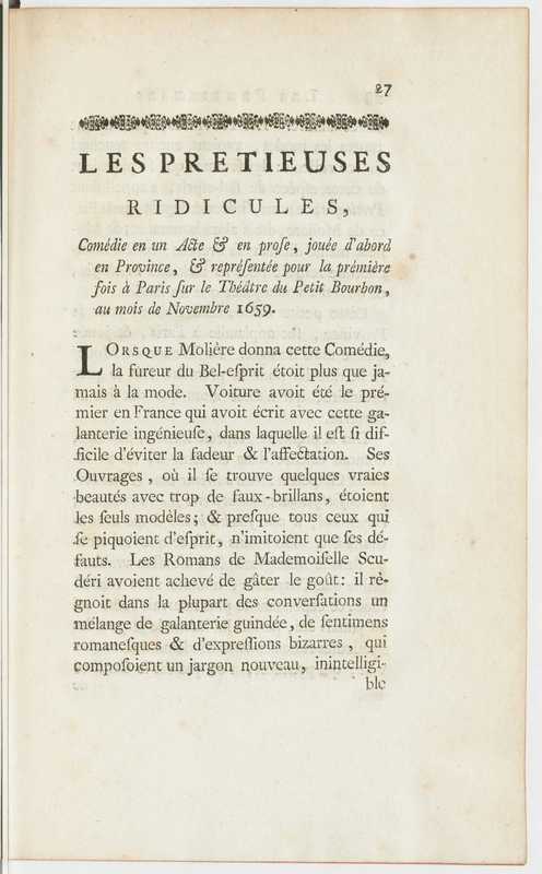 Vie de Molière, avec des jugements sur ses ouvrages Vie de Molière, avec des jugements sur ses ouvrages