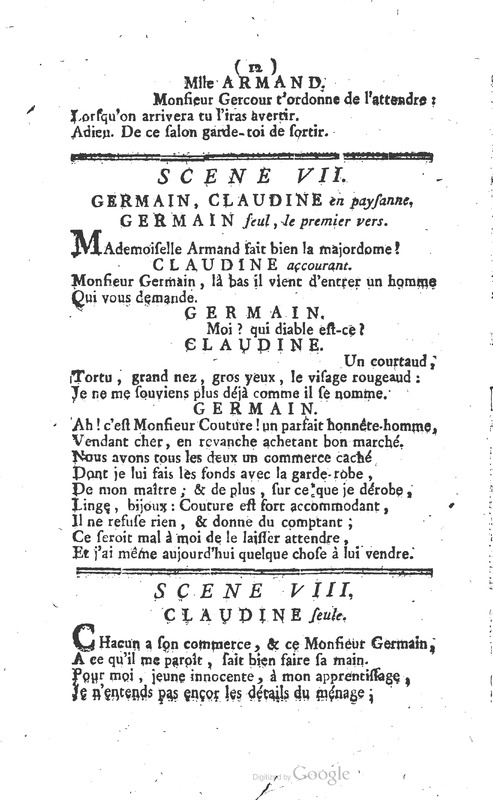 Vieux garçon (Le), comédie en cinq actes, en vers Vieux garçon (Le), comédie en cinq actes, en vers
