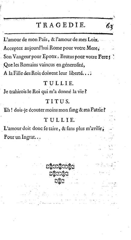 Brutus de M. de Voltaire (Le), avec un Discours sur la tragédie Brutus de M. de Voltaire (Le), avec un Discours sur la tragédie