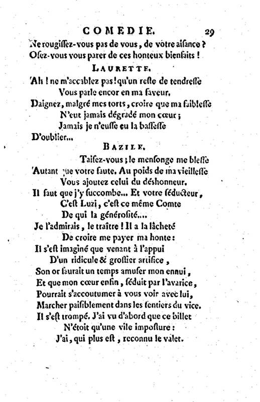Laurette, comédie en trois actes et en vers, tirée des Contes de M. Marmontel Laurette, comédie en trois actes et en vers, tirée des Contes de M. Marmontel