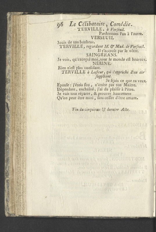 Célibataire (Le), comédie en cinq actes et en vers Célibataire (Le), comédie en cinq actes et en vers