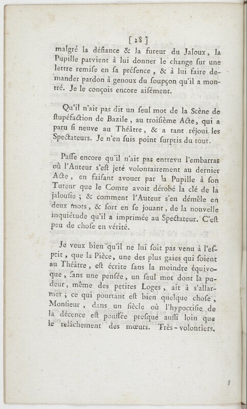 Barbier de Séville, ou La précaution inutile (Le), comédie en quatre actes