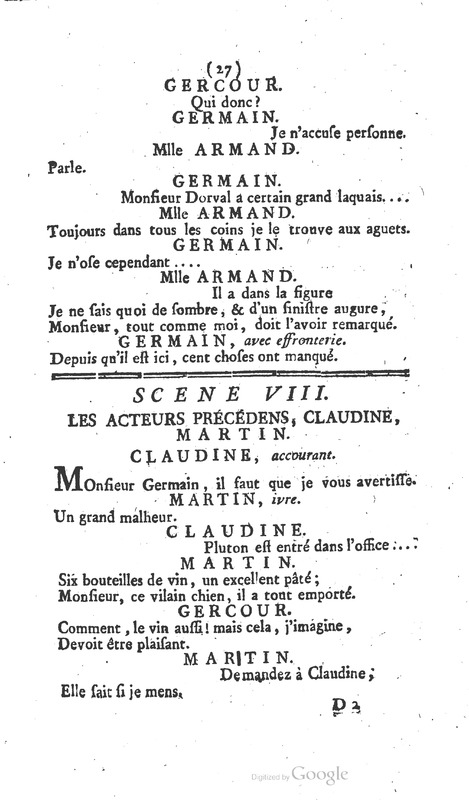 Vieux garçon (Le), comédie en cinq actes, en vers Vieux garçon (Le), comédie en cinq actes, en vers