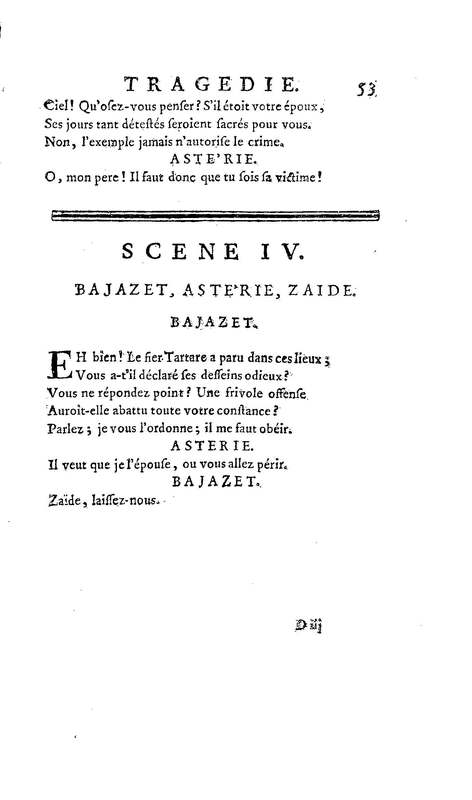 Bajazet premier, tragédie par M. le chevalier de P*** Bajazet premier, tragédie par M. le chevalier de P***