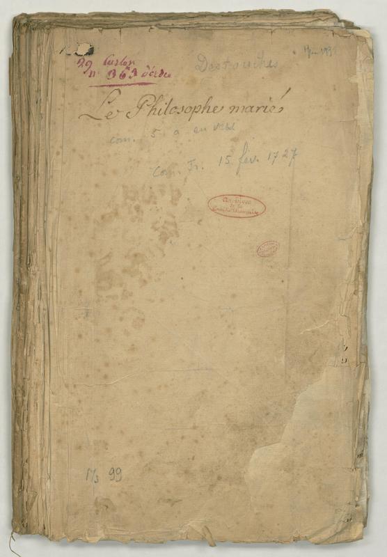 Philosophe marié (Le), comédie en cinq actes et en vers Philosophe marié (Le), comédie en cinq actes et en vers