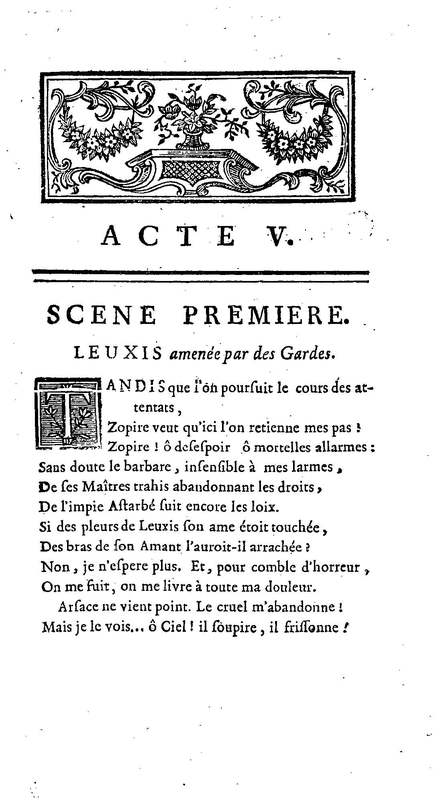Astarbé, tragédie, par M. Colardeau. Représentée pour la première fois par les Comédiens françois ordinaires du Roi, le 27 février 1758 Astarbé, tragédie, par M. Colardeau. Représentée pour la première fois par les Comédiens françois ordinaires du Roi, le 27 février 1758