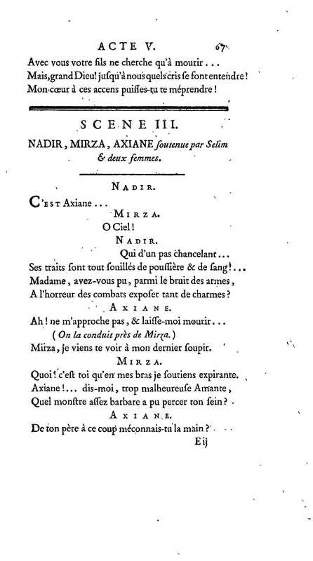 Nadir, ou Thamas-Kouli-Kan : tragédie, par M. D. B. Représentée pour la première fois, sur le Théâtre de la Nation, le 31 août 1780 Nadir, ou Thamas-Kouli-Kan : tragédie, par M. D. B. Représentée pour la première fois, sur le Théâtre de la Nation, le 31 août 1780