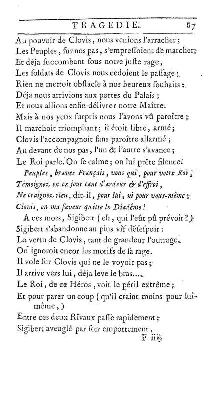 Childéric, tragédie… Childéric, tragédie…